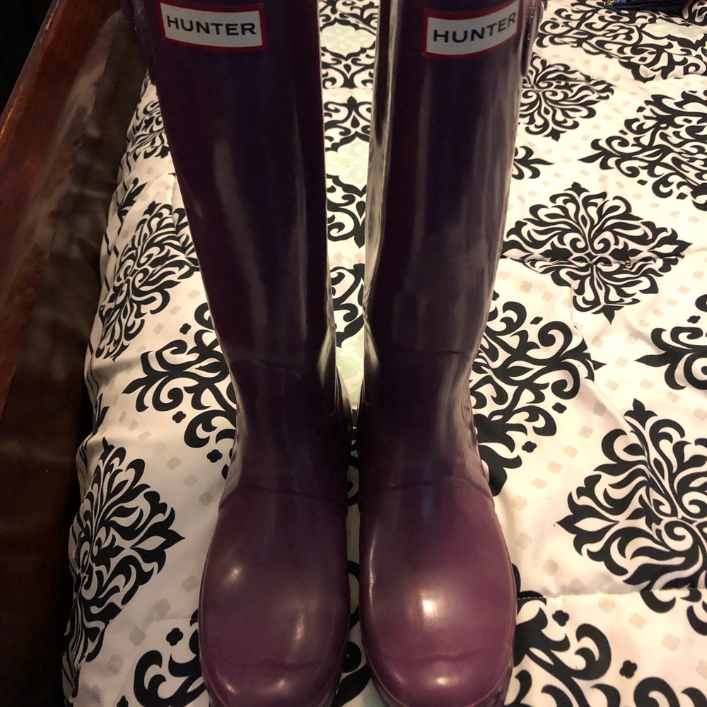 Purple Hunter Rain Boots